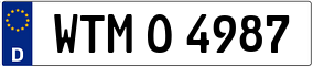 Truck License Plate